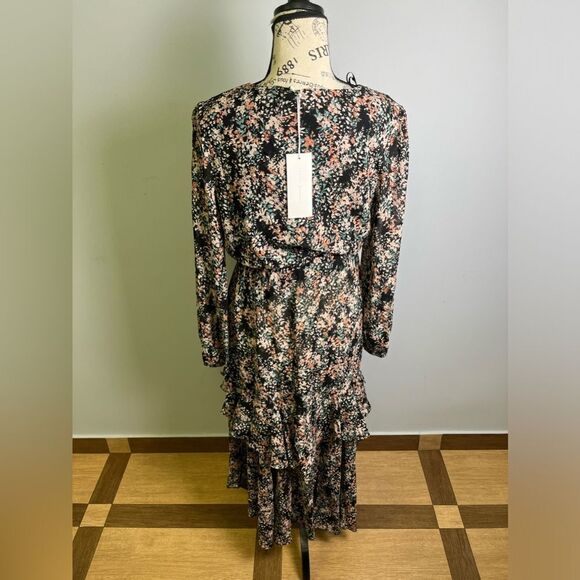 Lush Floral Ruffle Dress NWT Size S - Picture 3 of 11